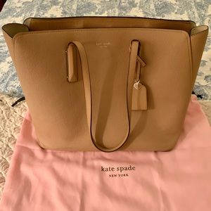 Kate Spade Margaux Large Work Tote (Beige)